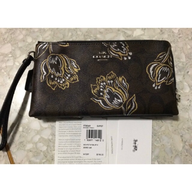 Coach 2ซิป ไซส์L ของแท้💯new