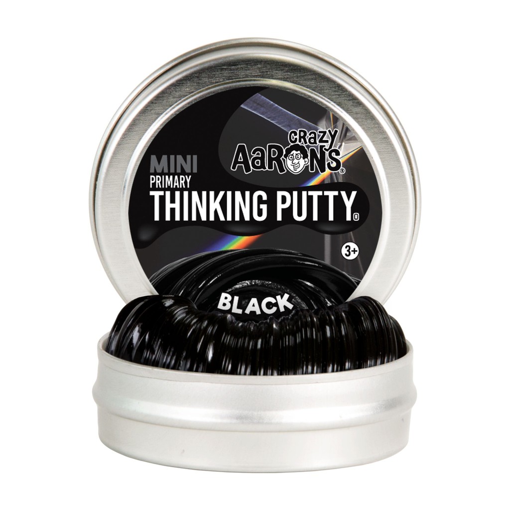 Crazy Aaron's Thinking Putty รุ่น PRIMARY - Black สีดำ ขนาด 2 นิ้ว