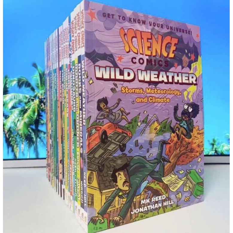 Get To Know Your Universe,Science Comic , 19 books Shopee Thailand