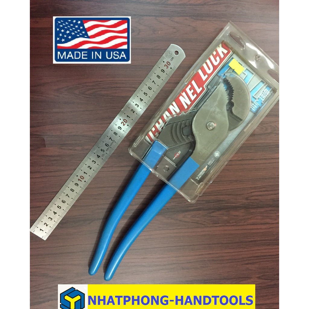 Channellock - คีม 5 หลุมของ Crow Made in The Us 13.5 in