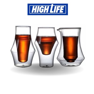 [พร้อมส่ง] High Life แก้วกาแฟ 2 ชั้น