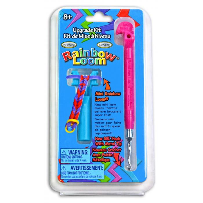 Rainbow Loom Upgrade Kit สีชมพู | Loom Bracelet ชุดเสริม | ชุดงานฝีมือสร้อยข้อมือ DIY | ของเล่นมอเตอร์สร้างสรรค์สําหรับเด็ก