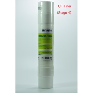 มาตรฐาน NSF , WQA ไส้กรองน้ำ UF Membrane ยี่ห้อ Hyundai สินค้านำเข้าจากประเทศเกาหลีใต้ กรองละเอียด 0.01 ไมครอน