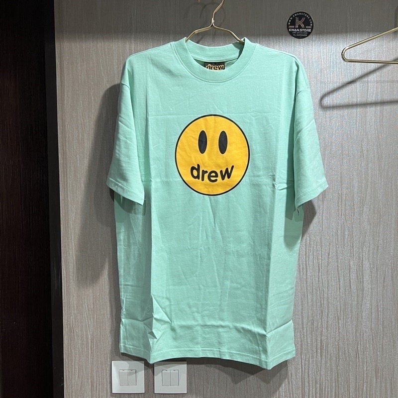 Drew House T-shirt 2020 (เกรดพรีเมี่ยม) Justin Bieber Mascot เสื้อยืดผ้าฝ้ายแขนสั้น #4