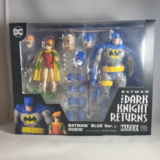 ของเล่นดีซี ฟิกเกอร์ DC Comics Mafex No.139 Batman Blue Ver. &amp; Robin (The Dark Knight Returns)