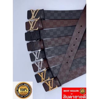 พร้อมจัดส่ง เข็มขัด LV เข็มขัดผู้ชายแบรนด์เนม เข็มขัดหนัง คุณภาพพรีเมี่ยม 100%