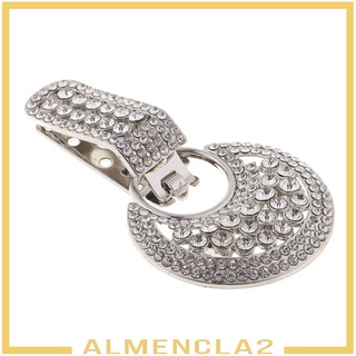 [Almencla2] กระดุมคริสตัล Rhinestone รูปปากเป็ดสําหรับเย็บผ้าสีเงิน Diy