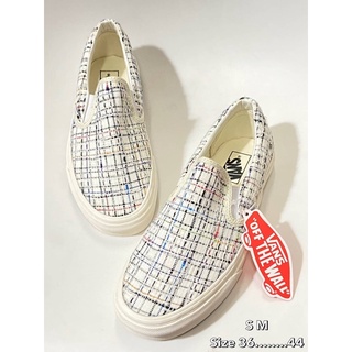 ♦️ รองเท้า Vans Checkerboard Slip on ♦️สินค้าพร้อมกลอ่ง รองเท้าผ้าใบ Vans