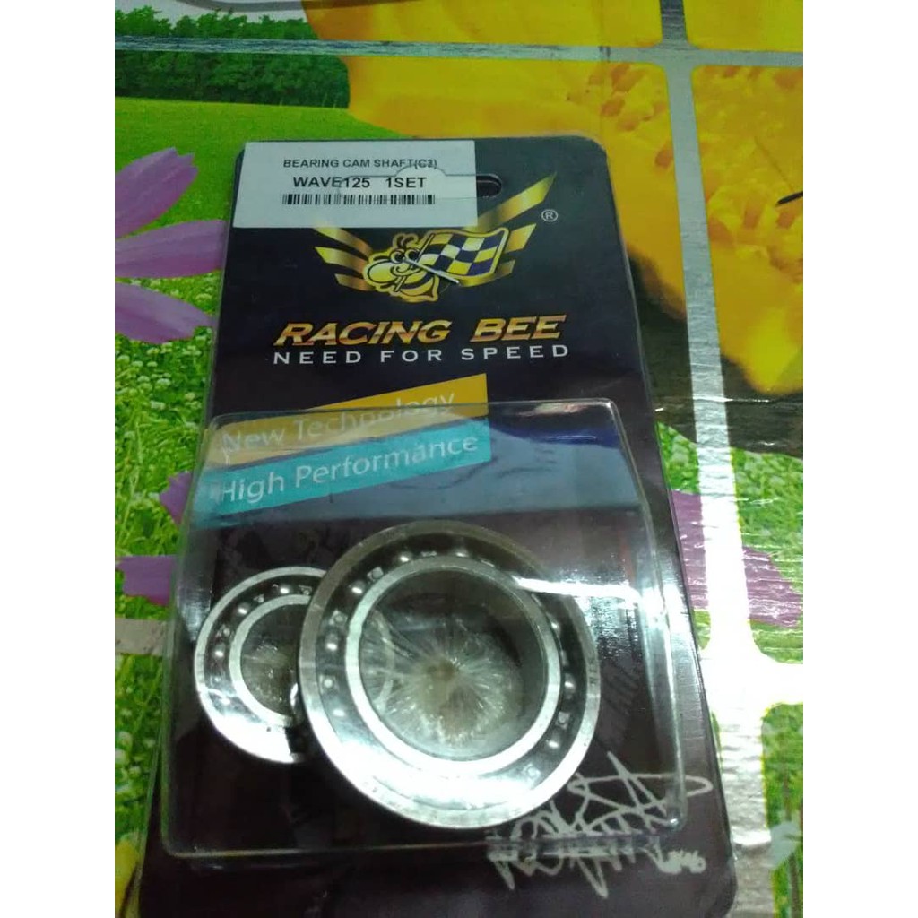 แบริ่ง,เพลาลูกเบี้ยว HONDA WAVE125 C3 RACING 6902/6905 ยี่ห้อ RACING BEE