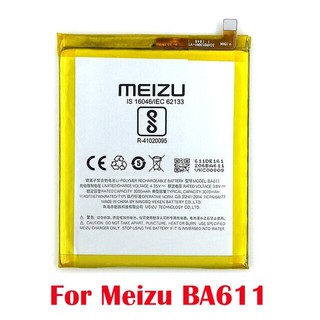 100% Original 3070mAh BA611 แบตเตอรี่สำหรับ Meizu M5 Meizy Meilan 5 โทรศัพท์มือถือใหม่การผลิตแบตเตอรี่คุณภาพสูง