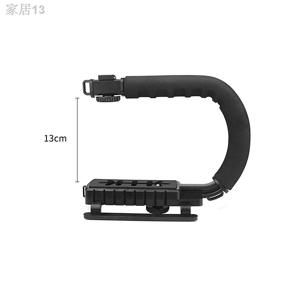 BGNing Camera Handle Grip Support Mount With 1/4'' Male Screw Camera Rubber Hand Grip Universal Handlegrip Camera Stabilizer For SLR Digital Video Camera Video LED Light - View #2