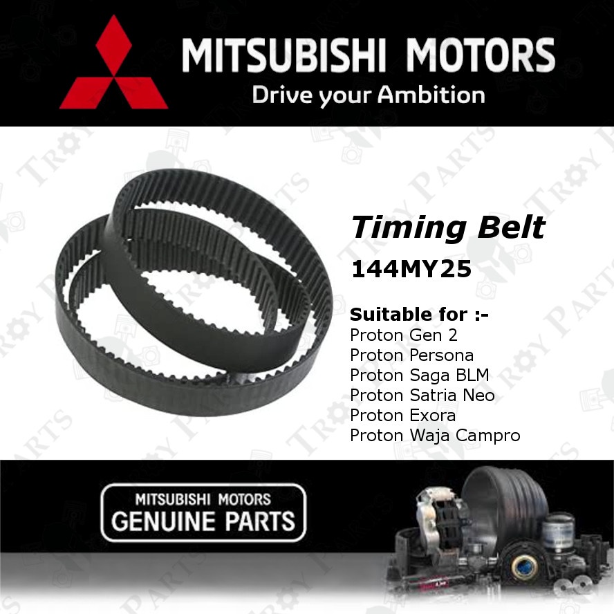 สายพานไทม์มิ่ง Mitsubishi สําหรับ Proton Gen 2 Gen2 Persona BLM Satria Neo Exora Waja Campro (144MY2