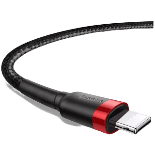 Baseus Cafule สายชาร์จ 2.4A USB To iP สายไนลอนถัก ทนทาน ชาร์จเร็ว Fast Charge สําหรับ โทรศัพท์มือถือ แท็บเล็ต