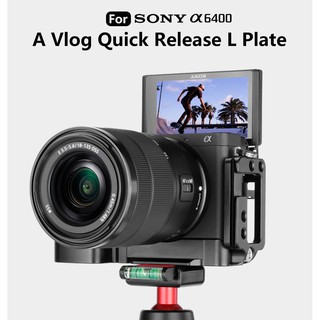 UURIG เคส Grip L-plate สำหรับกล้อง Sony A6400, A6300