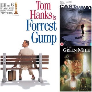 DVD หนังคุณภาพ Forrest Gump / Castaway / Green Mile มัดรวม 3 เรื่องดัง #หนังฝรั่ง #แพ็คสุดคุ้ม - ทอม แฮงส์