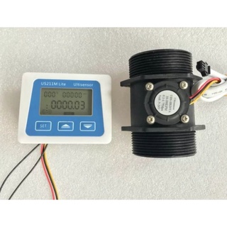 US211M Lite USN-HS20TA 10-300L/Min 2 Inch Digital Flow Meter Flow Reader Compatible with All Our Hall Effect Water Flow