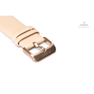 Forrest Leather Ivory Strap สายนาฬิกาหนังเเท้สีเทาเข้มรุ่น Ivory Walnut