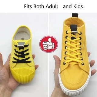 2ชิ้น หัวเข็มขัดรูปแคปซูล - ล็อคโลหะสำหรับรองเท้าผ้าใบ - อุปกรณ์เชือกเรียบง่ายและสะดวก - สำหรับเด็ก ผู้ใหญ่