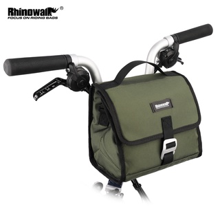 Rhinowalk Bike Handlebar Bag Waterproof Bicycle Handlebar Basket Bike Front Tube Bag Cycling Accessories h h brompton . ซื้อทันที เพิ่มลงในรถเข็น