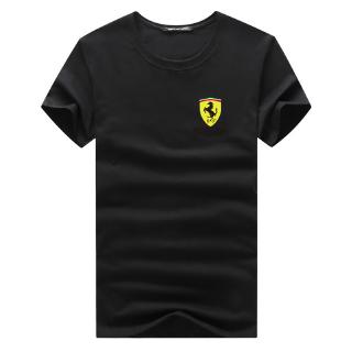 เสื้อยืดลําลอง แขนสั้น คอกลม พิมพ์ลาย Ferrari Icon Man ทรงหลวม หลากสี สําหรับผู้ชาย และผู้หญิง ไซซ์ S~5XL XHGG