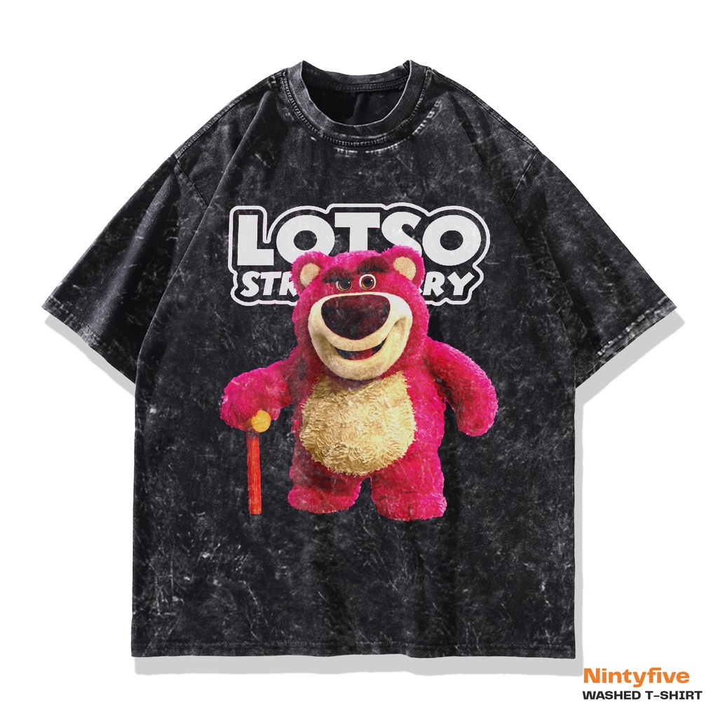 Lotso Toy story Sand Wash เสื้อโอเวอร์ไซส์ | เสื้อยืดล้าง Toystory