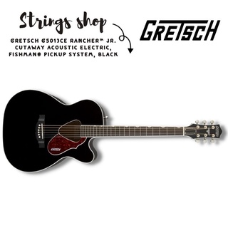 กีตาร์โปร่งไฟฟ้า Gretsch G5013CE RANCHER™ JR. CUTAWAY ACOUSTIC ELECTRIC, FISHMAN® PICKUP SYSTEM, BLACK