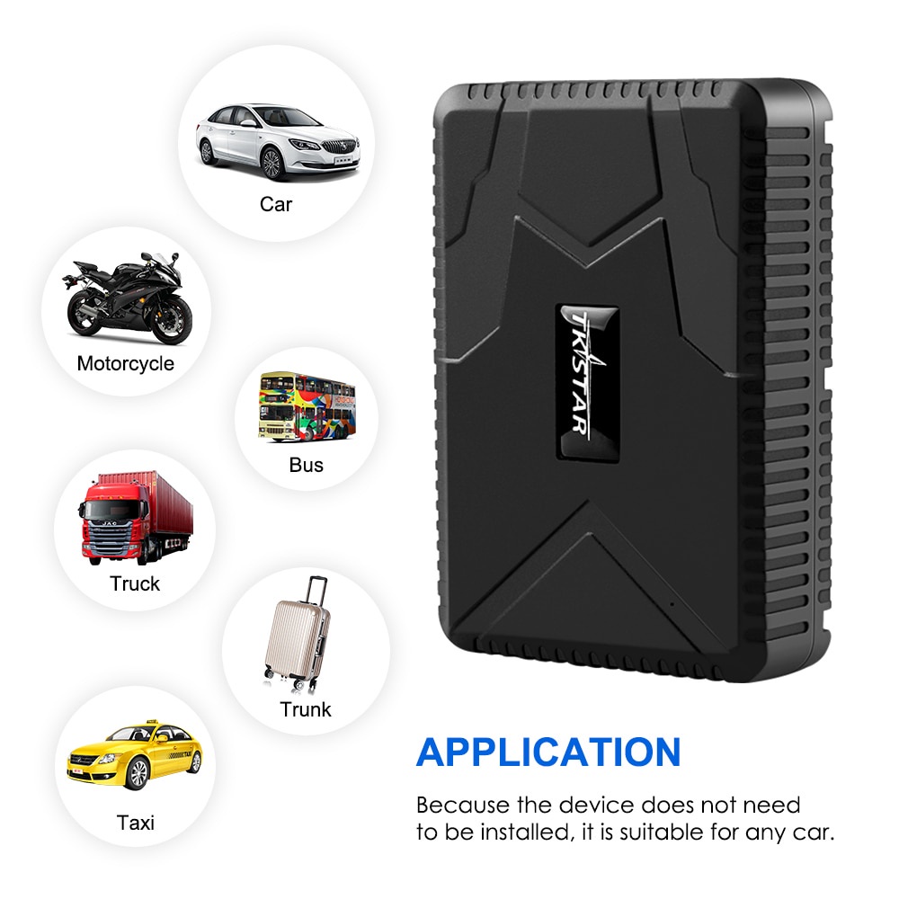 รถ GPS Tracker TK915 GPS Locator 10000mAh แม่เหล็กกันน้ํา IP65 GPS รถ Tracker Tamper Alert LIFETIME 