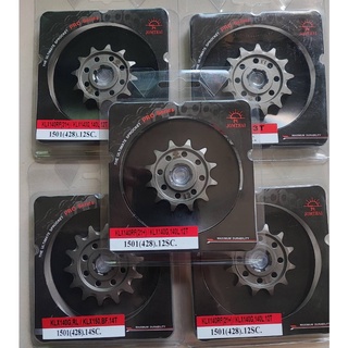 สเตอร์หน้าKawasaki KLX150BF KLX150L และ KLX140G (1501)  12 13 14 ฟัน ใส่ สเตอร์หน้าพระอาทิตย์ อย่างดี สำหรับโซ่ 428