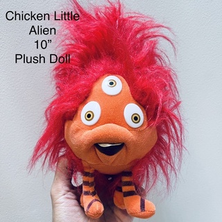 ตุ๊กตา เอเลี่ยน ใน Chicken Little ขนาด10” หายาก Alien สามตา ตาพลาสติก สภาพสมบูรณ์ ลิขสิทธิ์แท้ นักสะสม Disney ห้ามพลาด