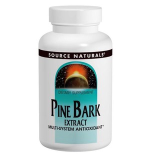 สารสกัดเปลือกสน Source Naturals, Pine Bark Extract, 60 Tablets