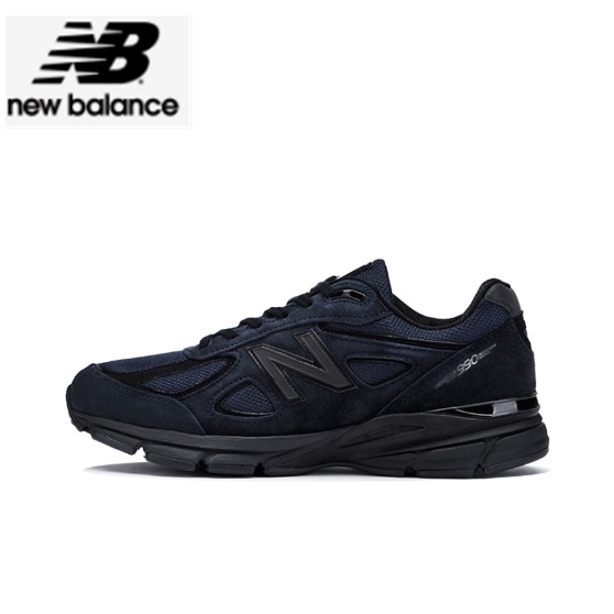 JJJJound x New Balance 990 v4 "Navy" Retro Casual Running Shoes Navy Blue