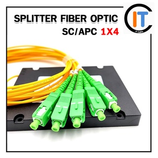 SPLITTER FIBER OPTIC SC/APC 1X4