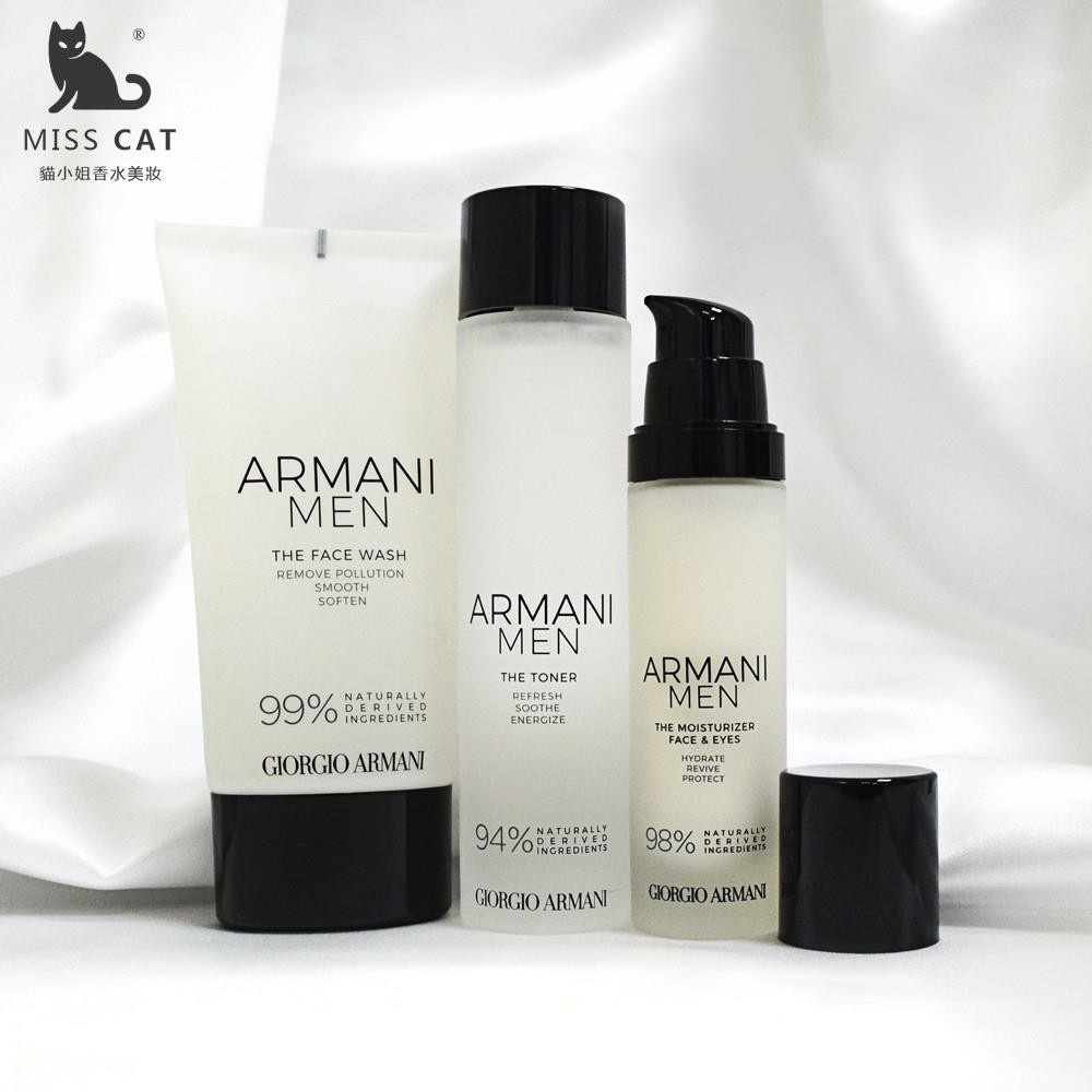 GIORGIO ARMANI Men's Revitalizing Cleansing Gel / Men's Revitalizing  Moisturizing Cream / เอสเซ้นส์ฟื้นฟูผิวสำหรับผู้ชาย | Shopee Thailand