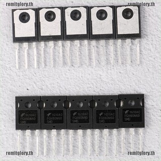 【remitglory】ตัวหยุดสนาม Fgh60n60smd FGH60N60 600V 60A IGBT 10 ชิ้น ต่อล็อต