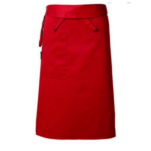 COZY ผ้ากันเปื้อนครึ่งตัว  XFX040   สีแดง