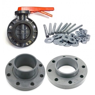 Butterfly Valve Complete Set With Flanges 6 inch