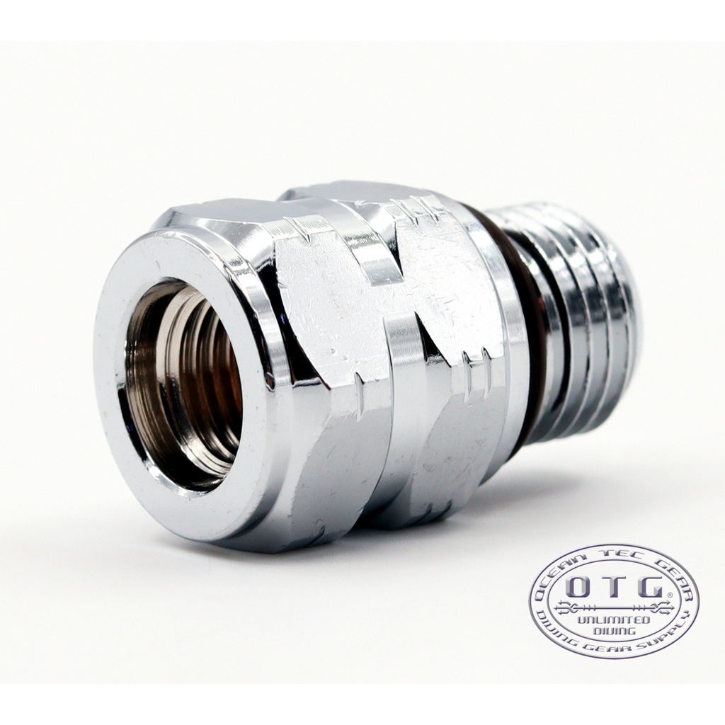 Otg อะแดปเตอร์ดําน้ํา Scuba Diving M 1/2นิ้ว-20 To F 3/8นิ้ว-24 #Og-244
