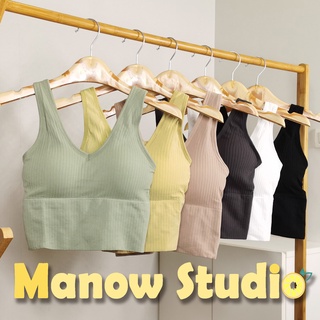 บราสายเดี่ยว เสื้อกล้าม สายเดี่ยว บราสายเดี่ยวแบบสวม 881# Manow.studio