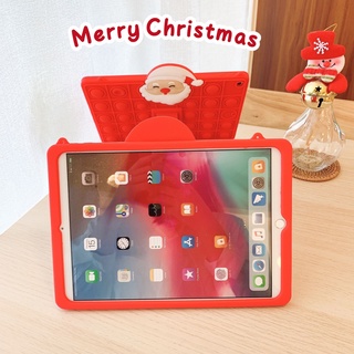 เคสiPad การ์ตูน น่ารัก ซานตาคลอส 10.2 Gen 7/8 ipad pro 10.5 pro 9.7 Gen5/6 เคสไอแพด,Air3 Air4 10.9 11pro mini 1 2 3 case