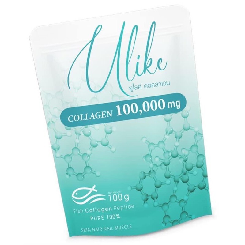Ulike College คอลลาเจนยูไลค์ คอลลาเจน 100,000 mg 1 ซอง ขนาด 100 g.