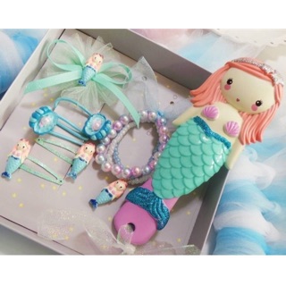 กล่องเครื่องประดับสำหรับลูกสาว mermaid