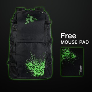 กระเป๋าโน๊ตบุ๊คสะพายหลัง RAZER สำหรับโน๊ตบุ๊คเกมส์มิ่ง รุ่น Razer Backpack