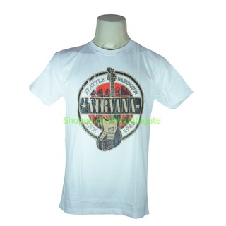 เสื้อวง Nirvana เสื้อไซส์ยุโรป เนอร์วานา PTA8062 เสื้อวงร็อค เมทัล สากล