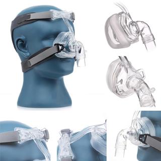 🍄NO หน้ากากจมูกเต็มใบหน้า NM2 สำหรับ CPAP มาสก์อินเตอร์เฟซ Sleep Snore Strap พร้อมหมวก