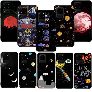 เคสโทรศัพท์ซิลิโคน TPU ลายดวงจันทร์ ดาว NASA SL81 สําหรับ Samsung Galaxy A73 5G A33 5G A23 A21 F23