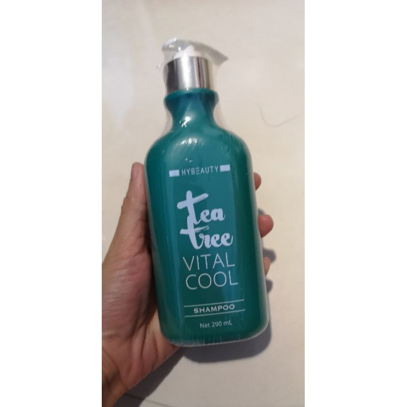 [สุดคุ้ม!!] Hybeauty Tea Tree Vital Cool Shampoo ขนาด 290 ml. แชมพูสูตรเย็น แชมพูไฮบิวตี้