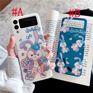 เคสซิลิโคน Samsung Galaxy Z Flip3 Z Flip4 Cartoon สเตลล่า ลู Stella Lou กระต่าย Rabbit Bluray Design Silicone Case