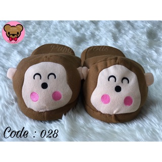 🌟รองเท้า Slippers หัวตุ๊กตา (No.028)🌟#มีบริการเก็บเงินปลายทาง