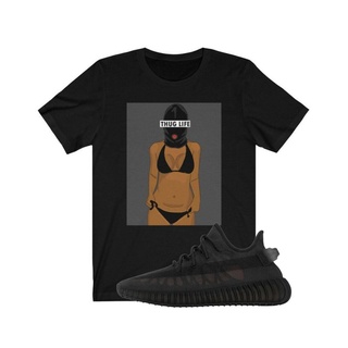 คอลูกเรือเสื้อยืด พิมพ์ลาย Match Yeezy Boost 350 V2 Mono Cinder 2022 สําหรับผู้หญิงS-5XL