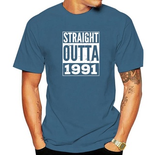 [COD]เสื้อยืดผ้าฝ้าย พิมพ์ลาย Outta 1991 ตลก วันเกิด สําหรับผู้ชาย ผู้ใหญ่S-5XL